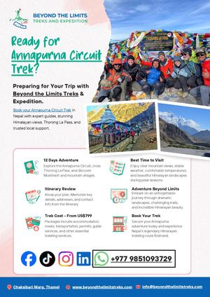 Annapurna Circuit Trek Nepal: 12-Day with Beyond the Limits Treks | Book Now