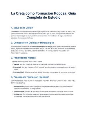 Creta Formacion Rocosa