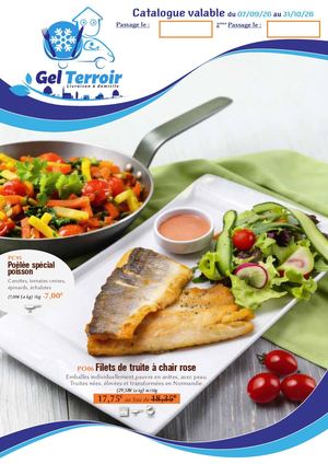 CATALOGUE GEL TERROIR SEPTEMBRE OCTOBRE 2026