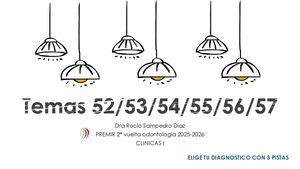 2 Vuelta ELIGE TU DIAGNOSTICO CON 3 PISTAS Temas 52 53 54 55 56 57