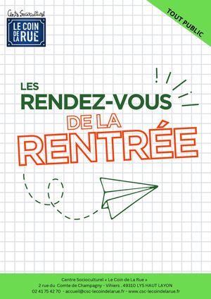 Rendez Vous De La Rentrée