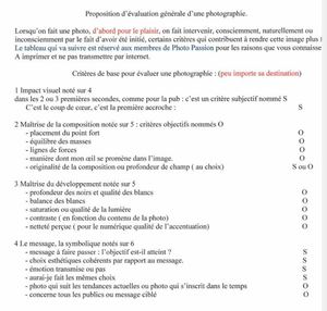 Grille D'évaluation
