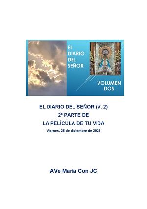 El Diario Del Señor Volumen 2 y 3