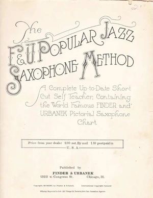 F&u Popular Jazz Saxophone Method_1925