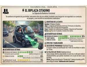 Los Mercenarios De La Movilidad Y La Seguridad Vial. el AUTOMOVIL CITADINO por Stiky.IA 2026