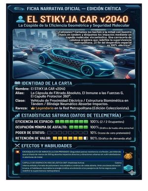Los Mercenarios De La Movilidad Y La Seguridad Vial EL AUTOMOVIL DEL FUTURO por Stiky.IA 2026