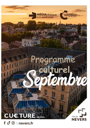 Programme Culture Septembre 2026