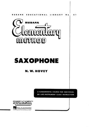 Rubank Elementary Sax Method