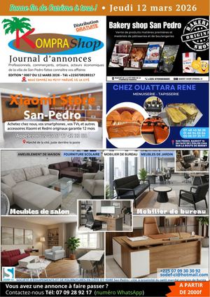 KOMPRASHOP SAN PEDRO – N°0007 – 12 MARS 2026.
