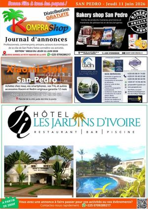 KOMPRASHOP SAN PEDRO – N°0009 – 11 JUIN 2026.
