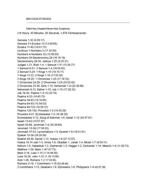 Holy Scriptures Study Guide.