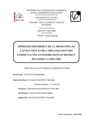 Mémoire de Master NARCINOT Razafindranoa