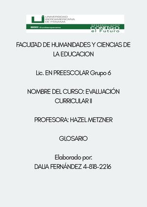 Glosario