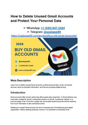 How To Delete Unused Gmail Accounts And Protect Your Personal Data