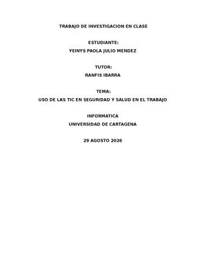Uso De Las Tic En Sst Yj