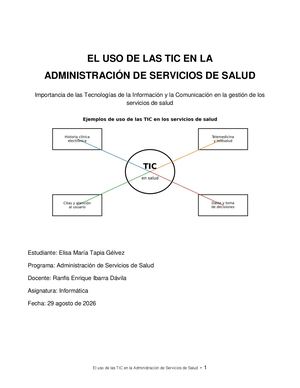 Uso De Las Tic Informatica Unidad Ii