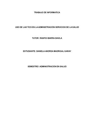 Trabajo De Informatica