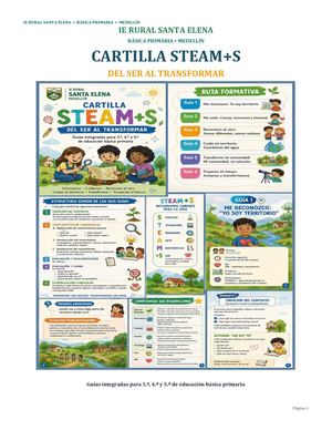 Cartilla Steam S Ilustrada Ie Rural Santa Elena Segunda