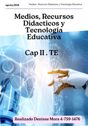 Medios, Recursos Didácticos Y Tecnología Educativa Denisse Mora (1)