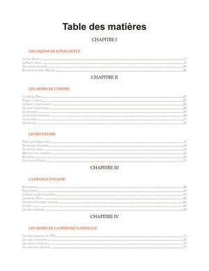 Livre Armes Nécessite 1870