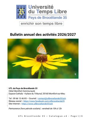 26-27 Catalogue des Activités