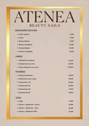 Carta De Atenea Actualización De Precios 20 08 26