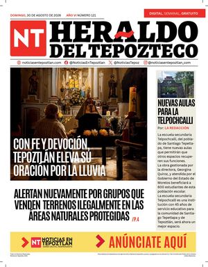 Heraldo del Tepozteco 121 | domingo, 20 de agosto de 2026