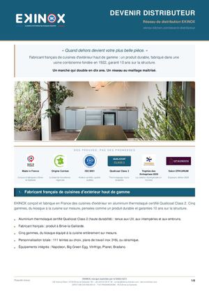 Ekinox Devenir Distributeur