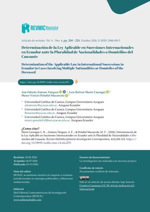 Determinación De La Ley Aplicable En Sucesiones Internacionales