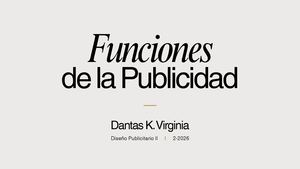 T1 - Funciones De La Publicidad