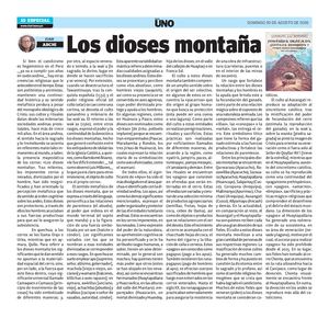2026 08 30 Diario Uno 10 Los Dioses Montaña