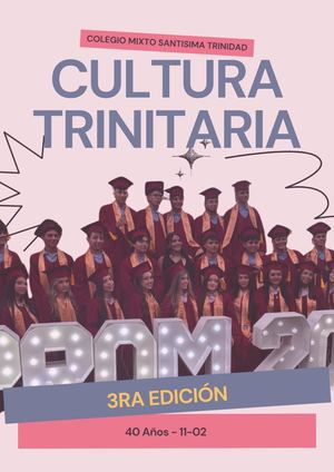 Revista Cultura Trinitaria 3ra Edicion 10