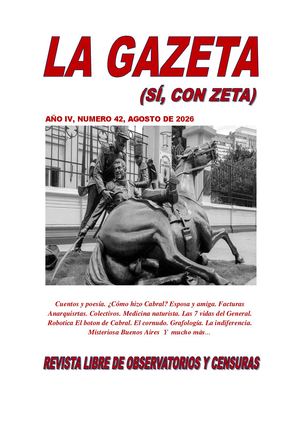La Gazeta (sÍ CON ZETA) Agosto 2026