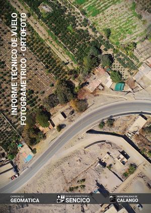Informe Técnico de Vuelo Fotogramétrico - Ortofoto