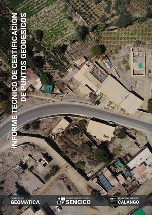 Informe Técnico de Certificación de Puntos Geodésicos