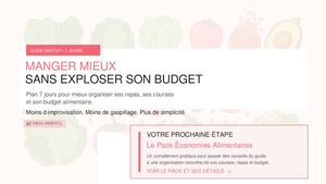 Guide Meal Mindful Pack Economies Gratuit