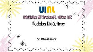 Modelos Didácticos