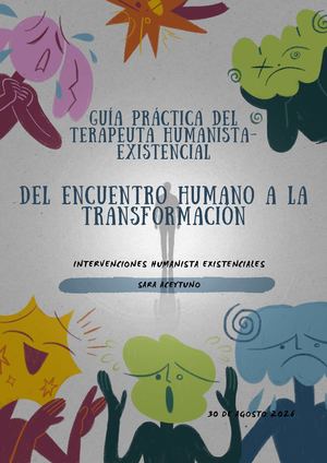 Manual Enfoque Humanista Existencial