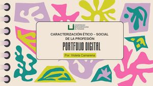 Caracterización Ético-Social de la Profesión