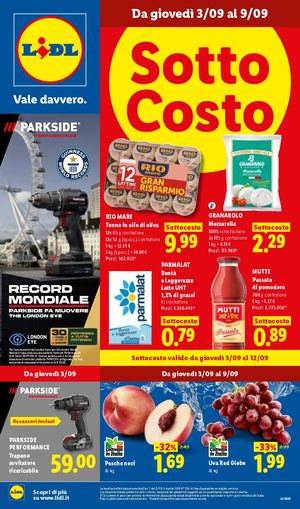 Volantino Lidl Dal 03 Al 09 Settembre 2026