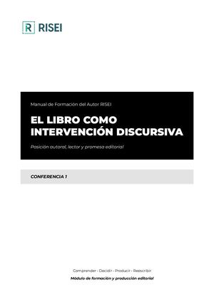 Manual de Formación del Autor RISEI