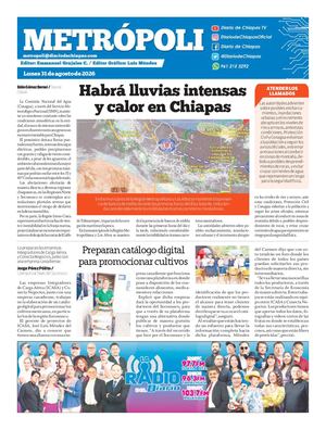 Metropoli Lunes 31 De Agosto 2026