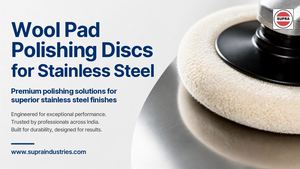 Wool Pad Polishing Discs For Stainless Steel Supra Industries