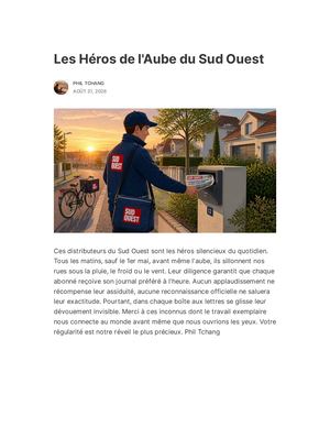 Wnews Les Héros De L'aube Du Sud Ouest