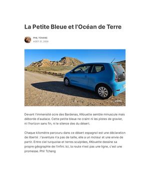 Wnews La Petite Bleue Et L'océan De Terre