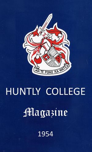 1954 Huntly College Magazine