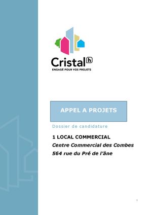 LOCAL COMMERCIAL Centre Commercial des Combes 564 rue du Pré de l’âne 1