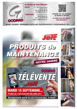 Godard Gamme Jelt 2026 Télévente