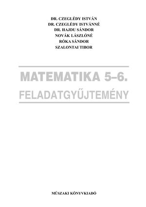 MK-4190-2-K Matematika 5-6. osztály feladatgyűjtemény