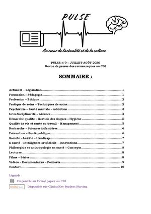 PULSE n°9 - Juillet-Août 2026